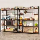 120cm Length Baker’s Rack Kitchen Storage Shelf Hutch Microwave Stand Coffee Bar