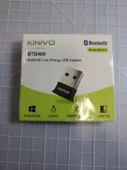 Kinivo USB Bluetooth Adapter for PC BTD-400 Windows Bluetooth 4.0 Low Energy