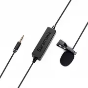 Saramonic Lavalier Omnidirectional Microphone Clip-On Broadcast Quality Black