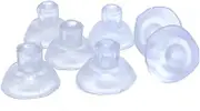 200Pcs Suction Cups for Glass Table Tops,Plastic Transparent Suction Cups Without Hooks for Home Decoration（Dia:15mm/0.59in）
