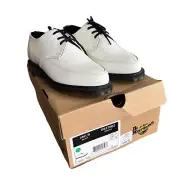Dr. Martens Women's 1461W Three-Eye White Oxford Shoe 18837002 US Size 7 UK 5