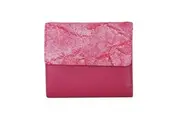Eastern Counties Leather Womens/Ladies Anais Purse With Foil Embossed Panel (Fuchsia/Pink Foil) (One Size)