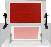 Desktop Table Tennis Rebound Board,Single Self-Study Training Baffle,Adjusted Ping Pong Return Board with 6 Rubbers for Home Community Game Rooms