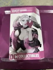HARLEY QUINN PINK WHITE & BLACK VALENTINE'S DAY ARTGERM STATUE NiB 2019 DC