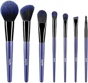 AUSWAY 7 Pcs Makeup Brushes Kit Cosmetic Eye Shadow Lip Liner Blending Beauty Set - Blue