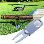 Magnetic Cigar Holder, Golf Divot Repair Tool & Ball Marker