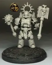 Mega Construx Custom Armor Full Kit Warhammer 40k Black Templar Chaplain