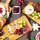 with Handle Cutting Boards Wooden Serving Board Pizza Vegetables Meat