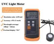 UVC Light Meter Short Wave UV Radiation Intensity Tester Detector UV Measurement