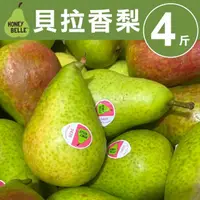 在飛比找momo購物網優惠-【甜露露】紐西蘭香梨4斤X1盒(約16-20入)