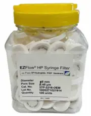 100 Foxx Life Science PVDF Hydrophilic Syringe Filters .45um Pore Size 25mm Dia.