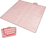 Picnic Blankets, 79x79 Inch Large Thicken Foldable Soft Lightweight Waterproof Picnic Blanket for Indoor Outdoor Camping Beach Waterproof Blanket, Large, Outdoor-