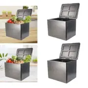 Insulated Food Carrier Box Foam Chest Hinged Lid Insulated Cold Shipping Box