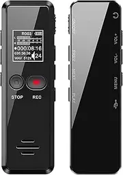 Liebssen Digital Voice Recorder with Playback, Enhanced Audio Dictaphone with One Touch, 8G 1536Kbps HD Recording Noise Reduction USB Charge MP3 Player Recorder for Lecture Interview Meeting