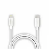 在飛比找PChome24h購物優惠-PQI i-Cable LC PD快充 蘋果傳輸充電線 白色