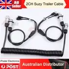6M 2CH Heavy Duty Trailer Cable Suzy Coil Kit for Truck Caravan Reverse Camera