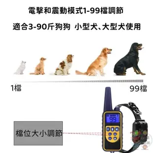 智慧寵物止吠器 防狗叫止吠器 充電款寵物止吠器 訓狗器遙控電擊震動狗項圈止叫器 電擊項圈 止吠器