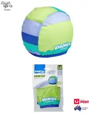 Floaties Girls/Boys Striped Swim Cap 1-4 Years