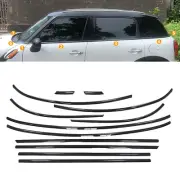 Chrome Black Window Moulding Strip Trim For Mini Cooper R60 4 Door 2010-16 (for: Mini)