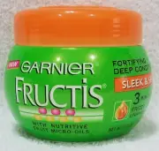 Garnier Fructis Fortifying DEEP CONDITIONER Sleek Shine 3 Min Masque 10.2 oz New