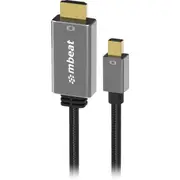 MBEAT LC7990 1.8M Mini Display Port To HDMI 4K Toughlink