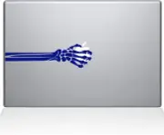 The Decal Guru Skeleton Hand MacBook Decal Vinyl Sticker - 13" MacBook Air