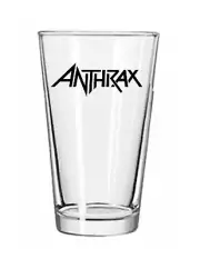 Anthrax- Rock and Roll-Heavy Metal-16 oz Pint Beer Tumbler Tea Glass