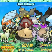 POKEMON LEGENDS ARCEUS EXCLUSIVES SHINY HA FOR POKEMON SCARLET AND VIOLET