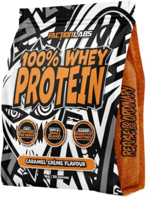 Caramel Creme Flavour 100 Percent Whey Protein Powder 1 Kg