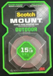 Scotch Mount outdoor Double-Sided Mounting Tape, 1 in x 55 in, 1 Roll