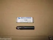 BEST CARBIDE 2 FLUTE UNIV APPLICATION STUB LENGTH 1" END MILL "NEW"