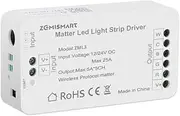 Matter WiFi Smart LED Light Strip Driver RGBCW/CW Smart LED Controller, Support Alexa Google Home App Homekit Control, 2.4G Hz WiFi Only (RGBCW)