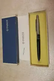 Parker Jotter Ballpoint Pen Calender Black New In Original Box Brass Made Usa