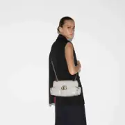 Gucci Ivory Shoulder bag GG Marmont -New With Tags