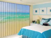 3D Waves sky 44 Blockout Photo Curtain Printing Curtains Drapes Fabric Window AU