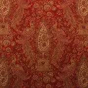 WAVERLY JEWEL TOWER MASALA RED PAISLEY BIRD MULTIPURPOSE FABRIC BY YARD 54"W