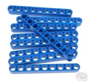 LEGO Technic - 9 x Studless Beams - 9L - Liftarms - Blue - New - (EV3, 40490)