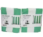 Ikea GULLBERGSÖ Cushion cover, in/outdoor green/white, stripe, 20×20", SET OF 2