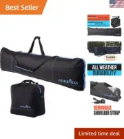Stylish Black Padded Snowboard and Boot Bags - Easy to Carry, Fit Up to 165 cm