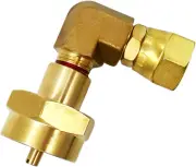 MENSI 1LB One Pound Propane Mapp Gas Torch Burner Elbow Converter Adapter 3/8" S