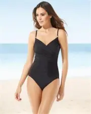 MIRACLESUIT CAPTIVA BLACK JEWEL MIRACLE SWIM SUIT U/W BATHING SWIMMING COSTUME