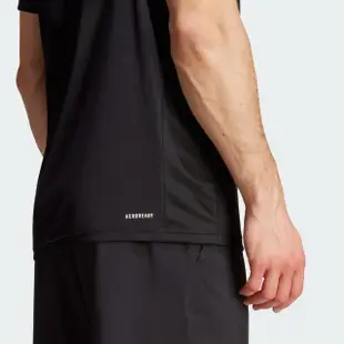 【adidas 愛迪達】CLUB 短袖POLO衫(IS2294 男款 運動上衣 吸濕排汗 黑)