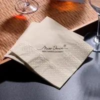 在飛比找蝦皮購物優惠-客製化 餐巾紙 紙巾 餐巾紙 商用紙巾定製可印logo餐廳紙