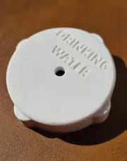 Avan Caravan Drinking Water Filler Cap - UV Stable, White ASA