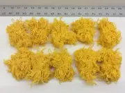 Yellow Elastic Strings Looped and Tied 2.5" Yellow 1000 Pack