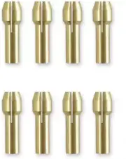 2460-20 Cordless Rotary Tool Accessories 8Pcs Quick Change Brass Collet Compatib
