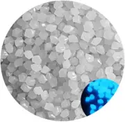 Taicols Glow in The Dark Rocks Outdoor Decorative Stones,300 Pcs Glow Pebbles...