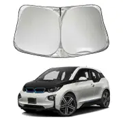 Car Windshield Sun Shade Sunshade Compatible with BMW i3 2014 Accessories, Foldable Car Front Window Sun Shield Visor