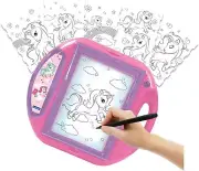 Lexibook CR310UNI Unicorn Drawing Projector, 4 tampons, 10 templates, Lighting S
