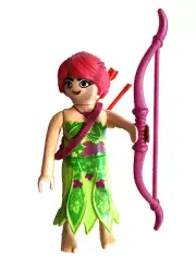 Playmobil,FOREST ARCHER,FEMALE,BOW,QUIVER,ARROWS